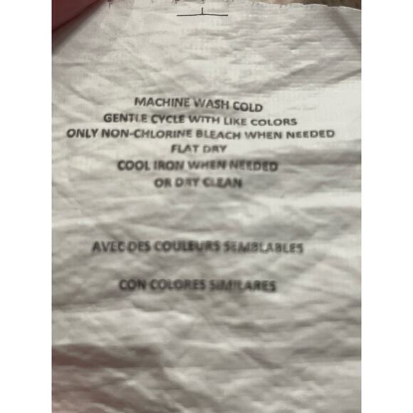 Motherhood Maternity peach and white sleeveless knit tank MED - Picture 5 of 8